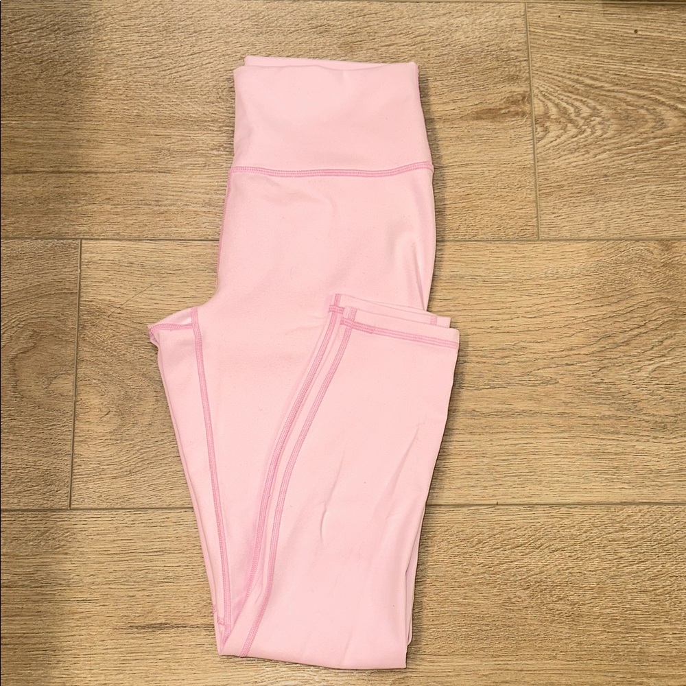 Fabletics Pink High-Waisted Leggings - Picture 1 of 3
